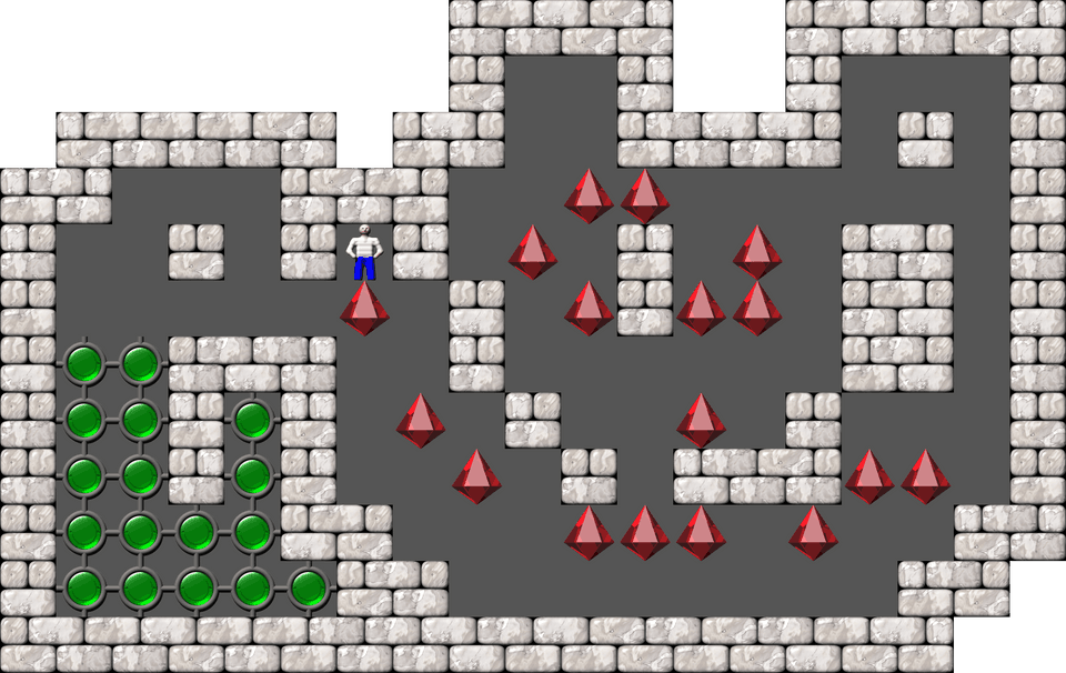 Sokoban Original Extra Sharpen level 18